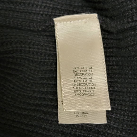 Kenneth Cole New York Black Men's Full Zip Knit Sweater Jacket M Medium - Picture 16 of 16